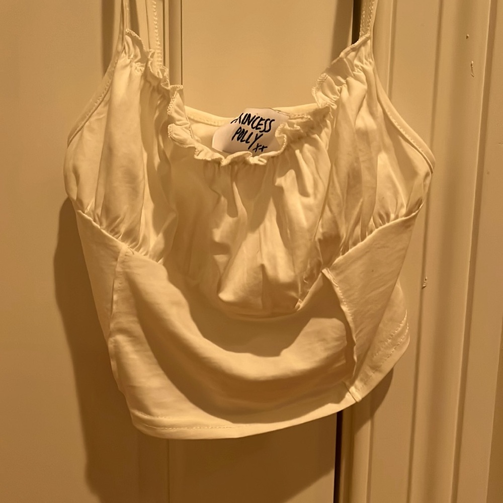 Princess Polly cropped shirt